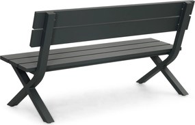 Tuinbank  aluminium 160 cm Aluminium Taupe-naturel-bruin  Presto Crosano