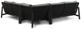 Hoek loungeset 6 personen Aluminium/Rope Grijs  Coco Ralph/Riviera