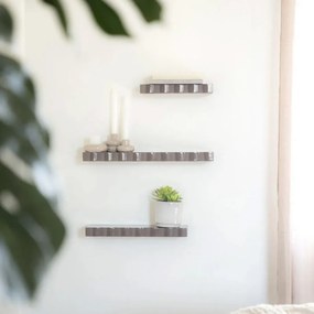 By-Boo Prinz Wandrek Set Van 3 Bruin - 66x14x4cm.