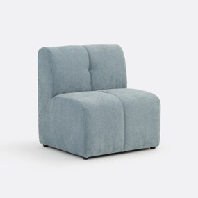 Modulaire tafelzetel, 1-zits, in fijne chenille, ANETA