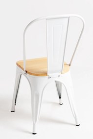 Pakket 4 Stoelen Torix Natuurlijk Hout