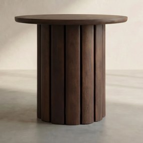 Bijzettafel Geribbelde Poot - 50 X 50cm.