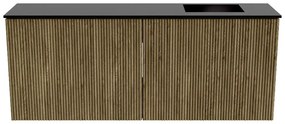 Mondiaz Joya 100cm toiletmeubel dusk met wastafel faye rechts zonder kraangat urban