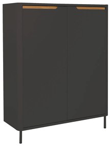 Tenzo Switch Grote Schoenenkast Modern Design Antraciet - 88x33.5x110cm.