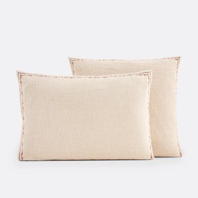 Kussensloop tweezijdig tetra/linnen , Thesari