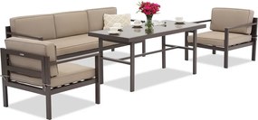 Garden Point Porto Apetito 5 bruine tuinmeubelset