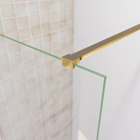 Saniclear Brass Redro profielset geborsteld messing - mat goud
