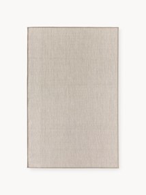 In- & outdoor dubbelzijdig vloerkleed Cort met zigzag patroon