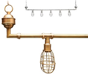 Hanglamp Sandford brass