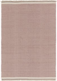 Handgeweven wollen vloerkleed Karla