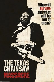 Poster The Texas Chainsaw Massacre - Who Will Survive?, (61 x 91.5 cm)