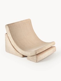 Handgemaakte kinderarmstoel Moon van corduroy