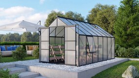 Vitavia Meridian 2 serre - 11,5m² - met 4 mm polycarbonaat - Zwart