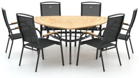 Hartman Raffaelo/Triangular 170cm dining tuinset 7-delig stapelbaar