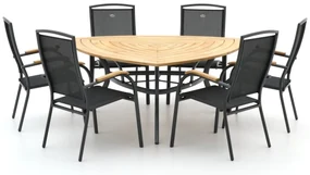 Hartman Raffaelo/Triangular 170cm dining tuinset 7-delig stapelbaar