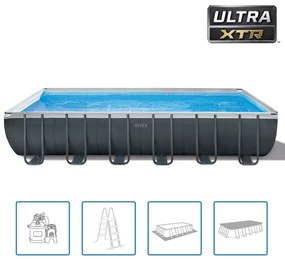 INTEX Zwembadset Ultra XTR Frame rechthoekig 732x366x132 cm