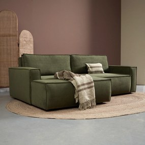 Groene Slaapbank Chaise Longue Links