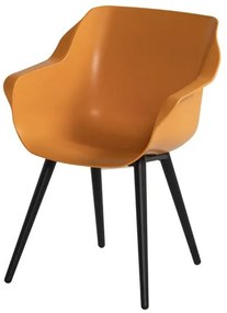 Hartman Sophie Studio Orange- Black/Dave teak 110 cm. tuinset - 5-delig