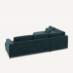 Hoekslaapbank links fluweel chenille, Marsile