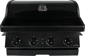 Patton Opus Inbouw Gasbarbecue 3 + 1 - zwart