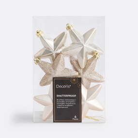 Set van 6 Kerststerren om op te hangen, Caspar