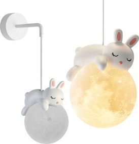 WANDLAMP SLAAPEND KONIJNTJE G165-1W