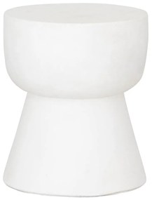 Must Living Motto Bijzettafel Beton Wit Small - 30 X 30cm.