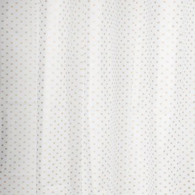 Differnz Dots Peva douchegordijn 180x200cm goud