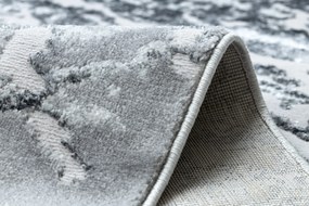 Tapijt MEFE modern  6182 Beton - Structureel,  twee poolhoogte , grijskleuring