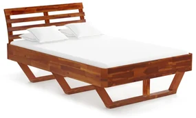 vidaXL Bedframe massief acaciahout 120x200 cm
