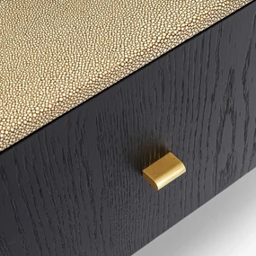 Kare Design Milano Zwart Design Tv-meubel - 200x40x55cm.
