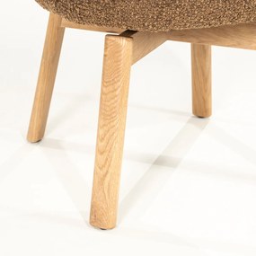 Eleonora Livia Eetstoel Hout Frame Bruin