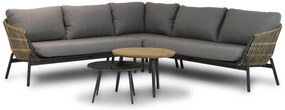 Hoek loungeset 4 personen Aluminium/wicker Taupe  Coco Nathan/Enchante