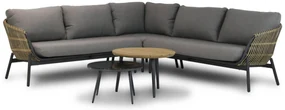 Hoek loungeset 4 personen Aluminium/wicker Taupe  Coco Nathan/Enchante