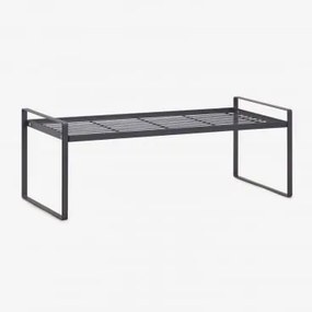 Izarne Ijzeren Opbergrek Grijs – Grafiet & 50 Cm - Sklum