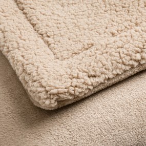 Plaid in fleece en sherpa, Maxine