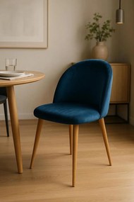 Vint Fluwelen Stoel