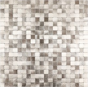 Zelfklevend Mozaïek Quadra Licht Goud - 30.5 cm x 30.5 cm x 0.40 cm | 0.5 kg | Paneli zelfklevende steenstrips