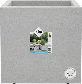 elho plantenbak Vivo Next Vierkant 40 - Living concrete (Grijs) - 39 x 39 x H 38 cm