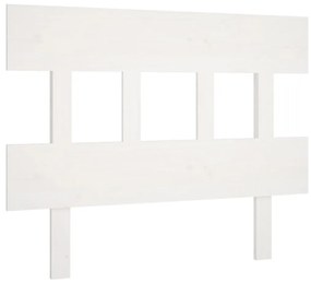 vidaXL Hoofdbord 93,5x3x81 cm massief grenenhout wit