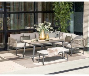 Garden Impressions Burela loungeset 5-delig rechts - taupe