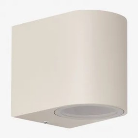 Pevot Aluminium Wandlamp Tapioca Beige - Sklum