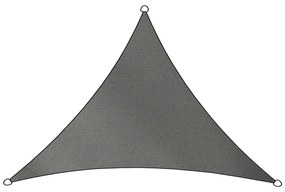 Livin'outdoor Schaduwdoek Como driehoekig 3x2,5x2,5 m polyester grijs