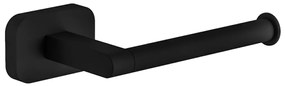 Eastbrook Asti messing toiletrolhouder zwart mat