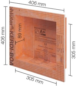 Schluter Kerdi-Board-N Inbouwnis 30,5x30,5 cm