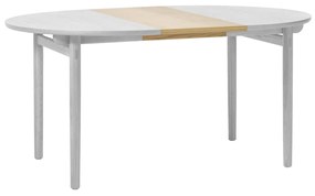 Inlegblad Voor Ovale Eikenfineer Tafel