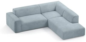 Hoekbank Nina Big rechts ribstof | NADUVI Collection