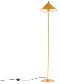Design vloerlamp geel driehoek - Triangolo Design E27 rond Binnenverlichting Lamp