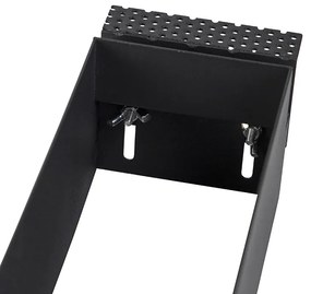 Inbouwspot zwart draai- en kantelbaar trimless 3-lichts - Oneon