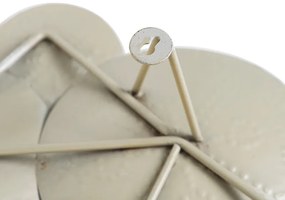 Decorateive oosterse wandlamp goud met wit 2-lichts - Hikina